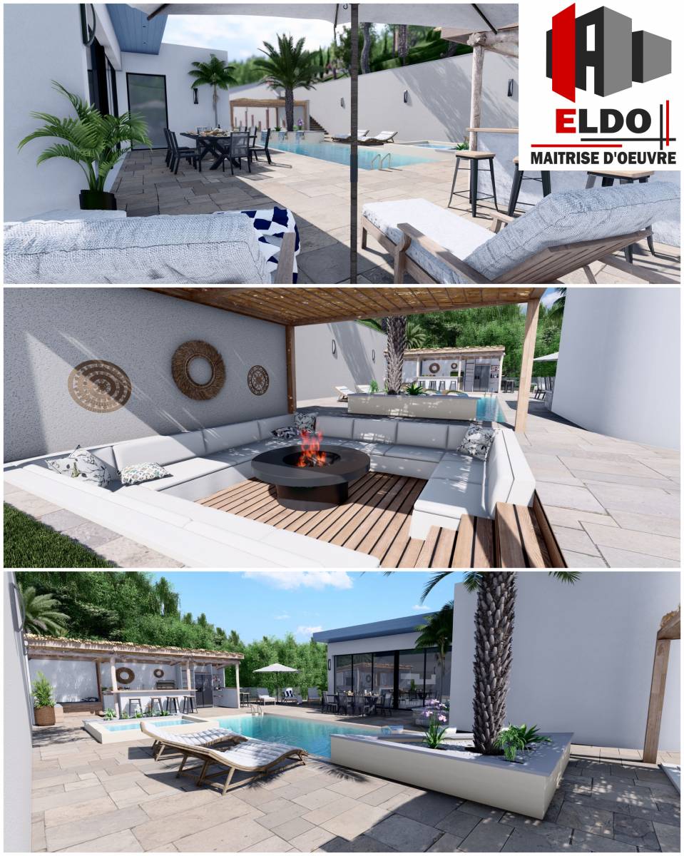 Aménagement d'une piscine